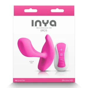 INYA Eros – Vibrator panty cu telecomanda, Punctul G, silicon premium, roz