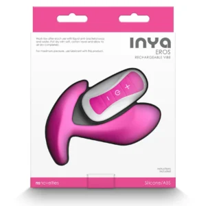 INYA Eros – Vibrator panty cu telecomanda, Punctul G, silicon premium, roz