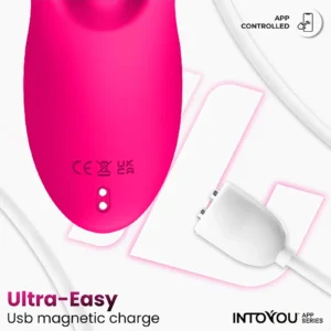 IY - Derek - Vibe with Finger Movement, 3 Motors, App Controlled- Pink