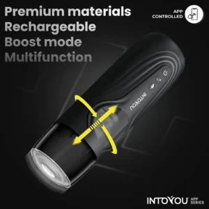 IY - Egor - Trusting & Rotating Masturbator, App Controlled - Black