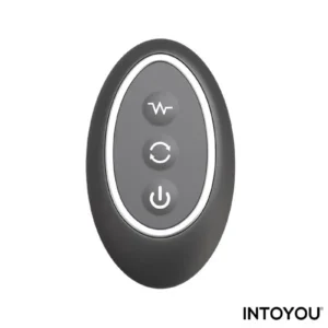 IY - Klark - Waving & Vibrating Anal Plug with Remote - Black