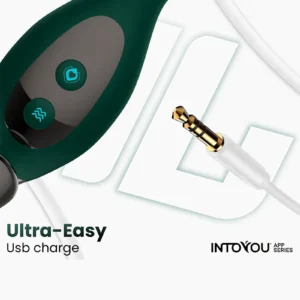 IY - Greeny - Prostate Massager with Finger Wiggling, App Controlled - Green