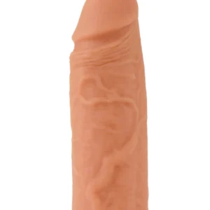 Hidden Desire Penis Sleeve Liquid Silicone - Manson penis prelungitor, Realist, 15 cm