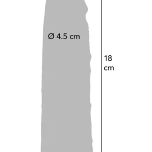 Hidden Desire Penis Sleeve Liquid Silicone - Manson penis prelungitor, Realist, 18 cm