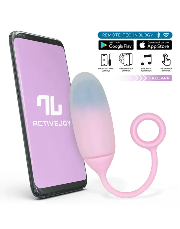 IY – Vibrating Egg with App Pink/Blue