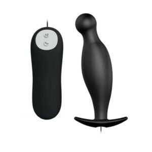Pretty Love Special Anal Butt Plug – Dop anal, Stimulator cu Vibratii si Telecomanda, Silicon, 11.7 cm, Ø 2.8 cm