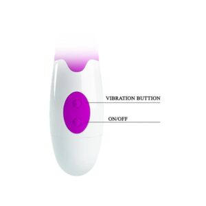 Pretty Love Hyman Purple – Vibrator Rabbit Waterproof, Silicon si ABS Premium, 20 cm, Ø 3.2 cm