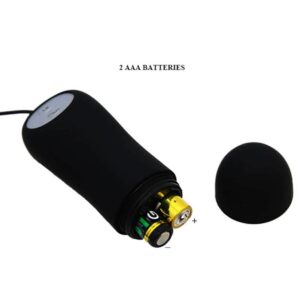 Pretty Love Vibrating Butt Plug – Dop Anal Vibrator Waterproof, Control prin telecomanda, Silicon, Ø 3,1 cm