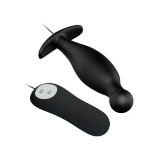 Pretty Love Special Anal Butt Plug – Dop anal, Stimulator cu Vibratii si Telecomanda, Silicon, 11.7 cm, Ø 2.8 cm