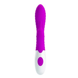 Pretty Love Hyman Purple – Vibrator Rabbit Waterproof, Silicon si ABS Premium, 20 cm, Ø 3.2 cm