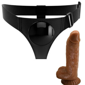 Pretty Love Michael Harness – Strap On cu Dildo Realist, ABS Premium, 20 cm, Ø 4.4 cm