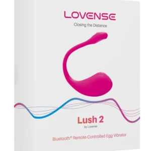 Lovense Lush 2 Wearable – Vibrator Stimulare Clitoris si Punctul G, Control prin Aplicatie, 7,6 cm, Ø 3.7 cm