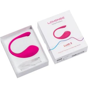 Lovense Lush 3 Wearable – Vibrator Stimulare Clitoris si Punctul G, Control prin Aplicatie, 7,5 cm, Ø 3.8 cm