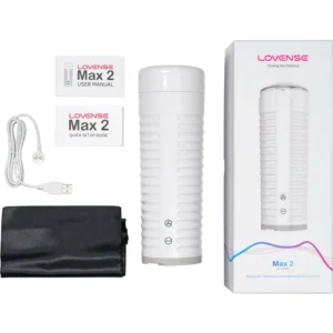 Lovense Max 2 - Masturbator Inteligent, Control prin aplicatie, ABS Premium