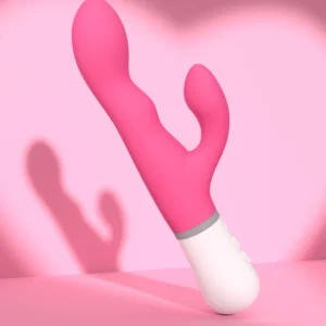 Lovense Nora – Vibrator Rabbit, Smart, cu Control prin Aplicatie, Waterproof, Silicon Premium, 24 cm