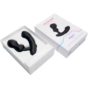Lovense Edge 2 - Vibrator Stimulator prostata, Smart, cu control prin aplicatie
