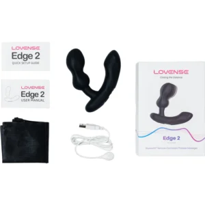 Lovense Edge 2 - Vibrator Stimulator prostata, Smart, cu control prin aplicatie