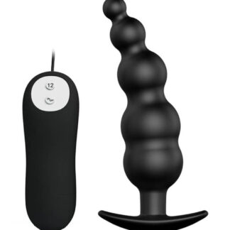 Pretty Love Special Stimulation 2 – Dop Anal Vibrator cu Bile, Diametre Progresive, Control prin Telecomanda