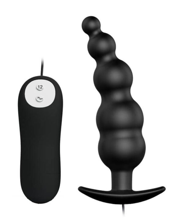 Pretty Love Special Stimulation 2 – Dop Anal Vibrator cu Bile, Diametre Progresive, Control prin Telecomanda