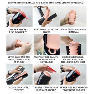 Pretty Love Ozzy Pussy – Masturbator Automat Realist Tip Vagin, Waterproof, ABS premium, suctiune