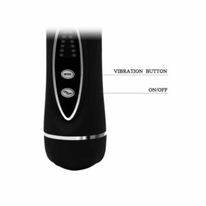 Pretty Love Magical Massager – Vibrator Wand Masaj Waterproof, Silicon Premium, 12 moduri de vibratii, Negru