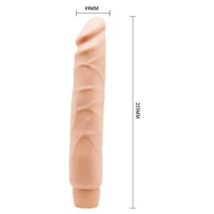 Barbara Jack – Dildo Realistic Vibrator, ABS Premium, 22.5 cm, Ø 4.9 cm
