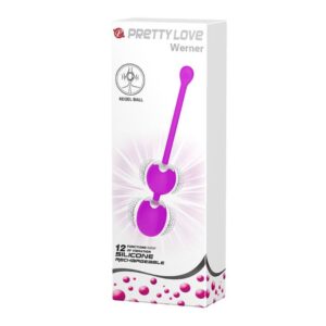 Pretty Love Werner Pink – Bile Exercitii Kegel, cu Vibratii
