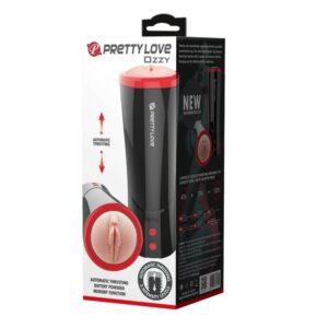 Pretty Love Ozzy Pussy – Masturbator Automat Realist Tip Vagin, Waterproof, ABS premium, suctiune