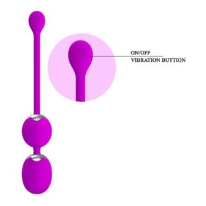 Pretty Love Werner Pink – Bile Exercitii Kegel, cu Vibratii