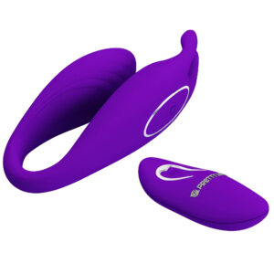 Pretty Love Bill Purple – Vibrator Stimulare Clitoris si Punctul G, Control prin Telecomanda, 11.8,5 cm, Ø 3.2 cm