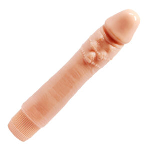 Barbara Dybbuk – Dildo Realistic cu Vibratii, TPR moale, 24 cm, Ø 4.3 cm