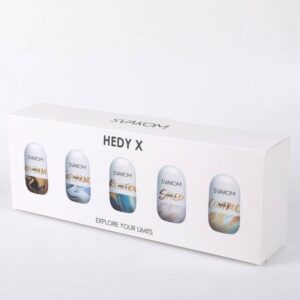 Svakom Hedy X Mixed Textures - Set masturbatoare tip manson, waterproof, 5 buc