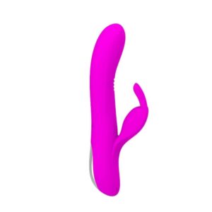 Pretty Love Dylan Purple – Vibrator Rabbit Waterproof, Silicon Premium, 21 cm, Ø 3.5 cm