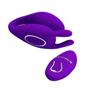 Pretty Love Bill Purple – Vibrator Stimulare Clitoris si Punctul G, Control prin Telecomanda, 11.8,5 cm, Ø 3.2 cm