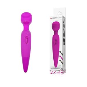 Pretty Love Power Purple – Vibrator Wand Masaj, Silicon Premium, Ø 4.5 cm