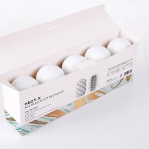 Svakom Hedy X Control - Set masturbatoare tip manson, waterproof, 5 buc