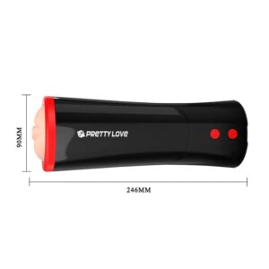 Pretty Love Ozzy – Masturbator Automat Realist Tip Vagin, Textura Naturala, Waterproof