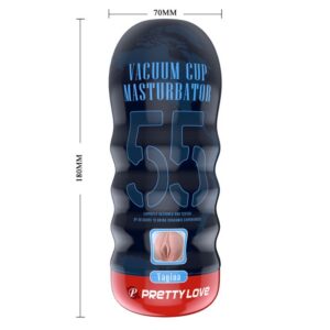 Pretty Love Vacuum Cup Vagina – Masturbator Realist Tip Vagin, Waterproof, ABS premium, suctiune