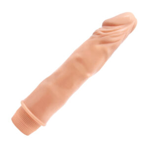 Barbara Dybbuk – Dildo Realistic cu Vibratii, TPR moale, 24 cm, Ø 4.3 cm