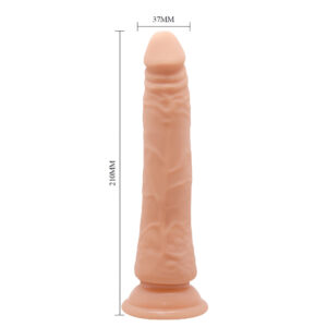 Barbara Ammut – Dildo Realistic cu Ventuza, Stimulare Punctul G, TPR moale, 21 cm, Ø 3.7 cm