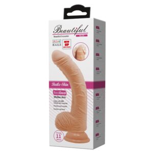 Beautiful Alex – Dildo Vibrator Realistic, cu Ventuza, Control prin Telecomanda, ABS Premium, 28 cm, Ø 5 cm