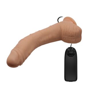 Beautiful Alex – Dildo Vibrator Realistic, cu Ventuza, Control prin Telecomanda, ABS Premium, 28 cm, Ø 5 cm