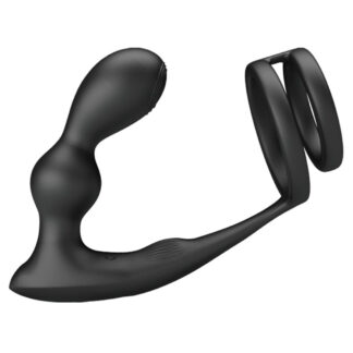 Pretty Love Marshall – Inel Penis cu Stimulator Prostata cu Telecomanda, 12 moduri de Vibratii, Silicon