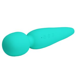 Pretty Love Meredith Green – Vibrator Wand Masaj, Silicon, Waterproof, 21.5 cm, Ø 5 cm