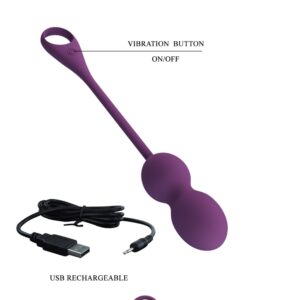 Pretty Love Elvira Purple – Bile Exercitii Kegel, Control prin Aplicatie
