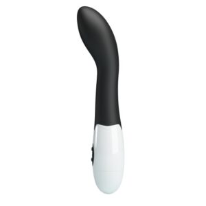 Pretty Love Bishop – Vibrator Punctul G Waterproof, Silicon Premium, Negru, 18.2 cm, Ø 3.1 cm
