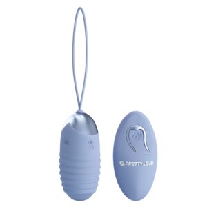 Pretty Love Jessica Blue – Ou Vibrator cu Telecomanda, Waterproof, Silicon premium, 12 moduri vibratie, Ø 3.3 cm