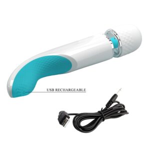 Pretty Love Berlas – Vibrator Wand Masaj, Silicon, Waterproof, 7 Moduri de Vibratii, Ø 5.8 cm