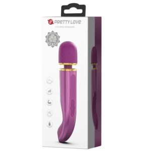 Pretty Love Colorful Massager – Vibrator Wand Masaj, Silicon, Waterproof, 7 Moduri de Vibratii, Ø 4.8 cm