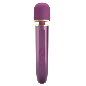 Pretty Love Colorful Massager – Vibrator Wand Masaj, Silicon, Waterproof, 7 Moduri de Vibratii, Ø 4.8 cm